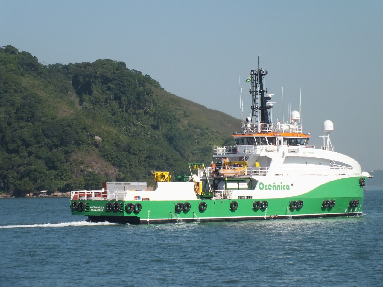 Navio de Apoio da empresa Offshore Oceânica em Macaé